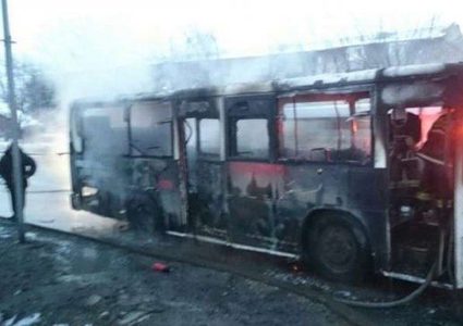 مصرع 52 شخصا باحتراق حافلة غربي كازاخستان