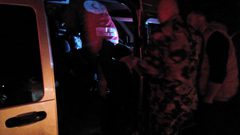 أربع اصابات في حادث تصادم بين مركبتين