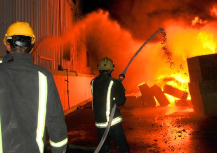 نفوق 3000 دجاجة نتيجة حريق في مزرعة بطولكرم