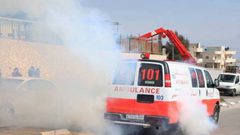 إصابة مسعف بالمطاط في مسيرة كفر قدوم