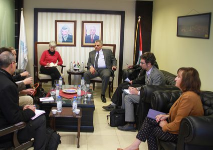 رئيس سلطة المياه يبحث مع البعثة الفرنسية التعاون المشترك