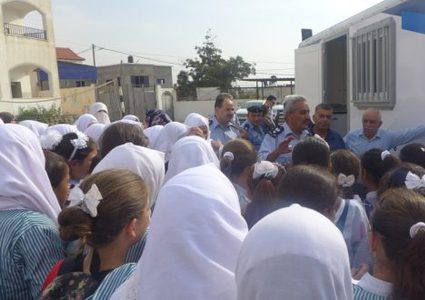 الشرطة تشغل مركزها المتنقل في نابلس