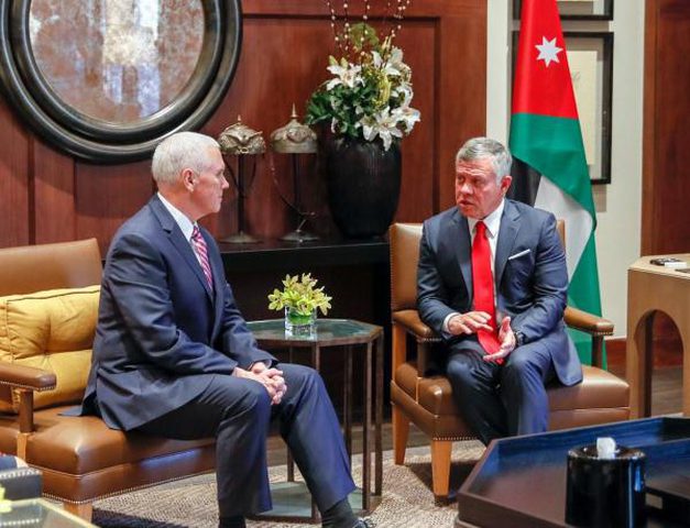 ملك الأردن لبنس: لا بدل عن حل الدولتين