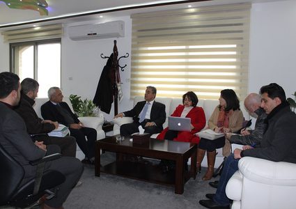 بعثة البنك الدولي تطّلع على عمل هيئة تسوية الأراضي والمياه