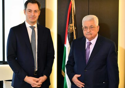 الرئيس يجتمع في بروكسل مع رئيس وزراء بلجيكا