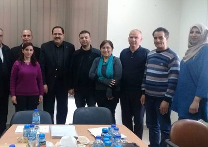 توزيع المراكز الإدارية لمجلس إدارة الاتحاد الفلسطيني للرياضة الجامعية