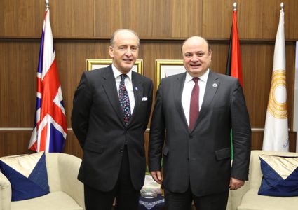 الشوا يبحث مع عمدة لندن التعاون في المجال المصرفي