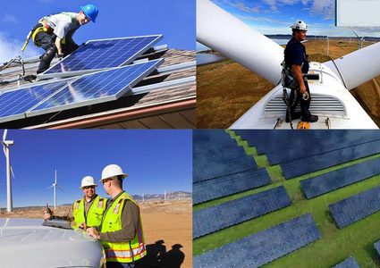 الطاقة النظيفة تخلق المزيد من الوظائف في أمريكا