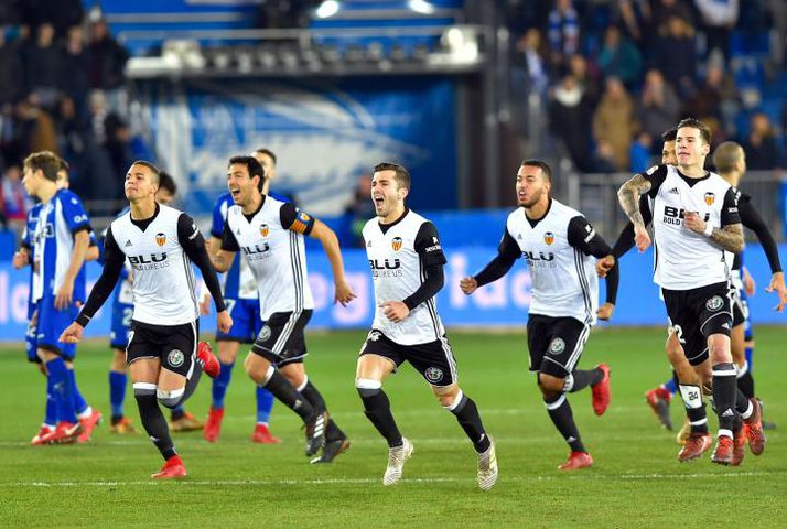 ركلات الترجيح تقود فالنسيا للمربع الذهبي لكأس إسبانيا