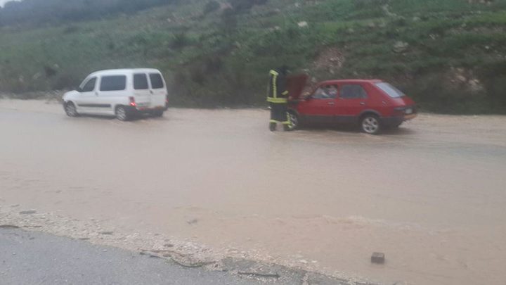 انقاذ شاب من الغرق في برطعة