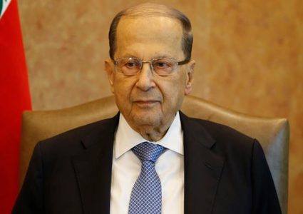 عون يدعو الأمم المتحدة الى منع إسرائيل من بناء الجدار الاسمنتي