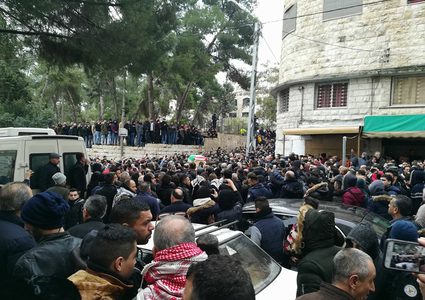 نابلس تشيع ابنها البار الشكعة إلى مثواه الاخير(فيديو)