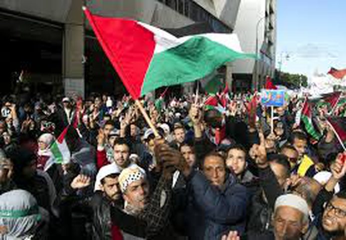 غزة: تظاهرة تضامناً مع القدس