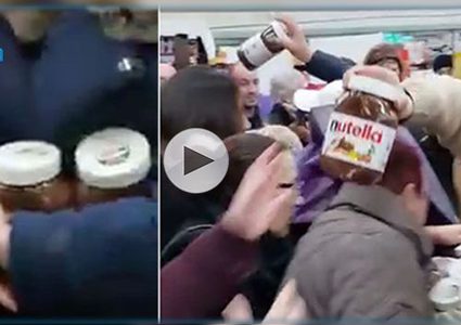 بالفيديو:"مواجهات" على "النوتيلا" !