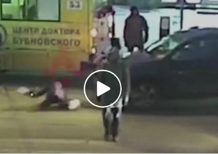 أغرب حادث سير في روسيا!