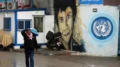 مسيرة احتجاجاً على تقليص الدعم الأميركي للأونروا