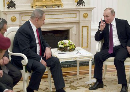 بوتين يناقش مع نتنياهو العلاقات الثنائية والتسوية السورية