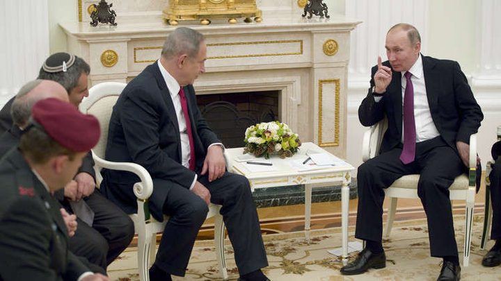 بوتين يناقش مع نتنياهو العلاقات الثنائية والتسوية السورية