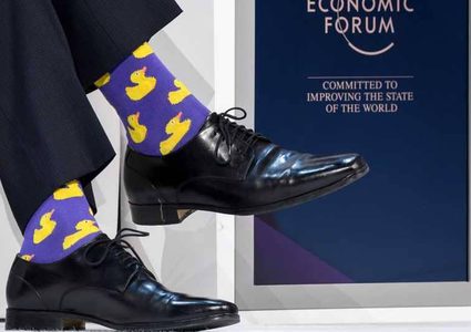 "جوارب البطة"  الخاصة ب جاستن ترودو تسرق الأضواء في مؤتمر عالمي