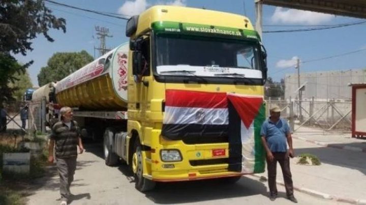 دخول شاحنات وقود مصري لغزة عبر معبر رفح