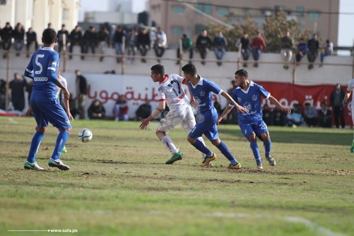 "الزعيم" يقلب الطاولة على "النشامى" بدوري غزة الممتاز