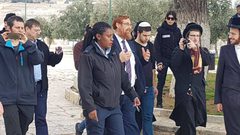 غليك يقتحم المسجد الأقصى(صور،فيديو)