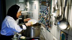 لاجئة سورية تطهو لكبار ضيوف مهرجان برلين