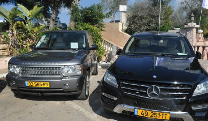 قرار جديد بشأن قيادة مركبات تحمل لوحات تسجيل إسرائيلية