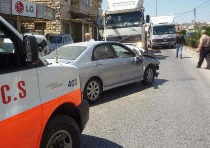 مصرع طفلة بحادث دهس في جباليا