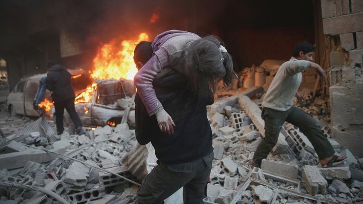 مقتل7 مدنيين في قصف للنظام السوري على الغوطة الشرقية