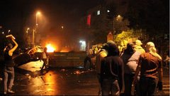 اصابات باندلاع مواجهات على حاجز "شعفاط وأبو ديس" بالقدس