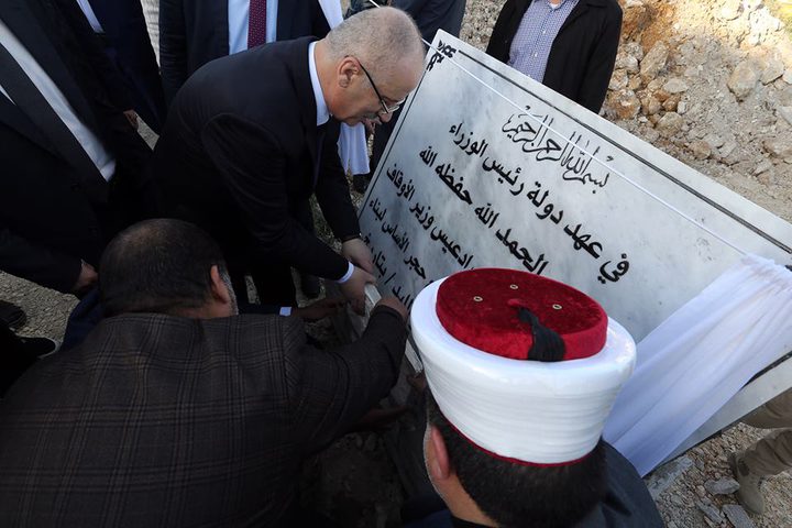 الحمدالله يفتتح مسجد الخلفاء الراشدين في قرية كفر اللبد