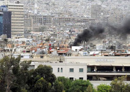 قصف على العاصمة السورية دمشق
