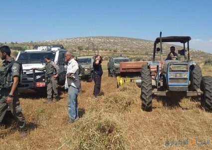 الاحتلال يستولي على خيام وبركسات في خربة أم الجمال بالأغوار