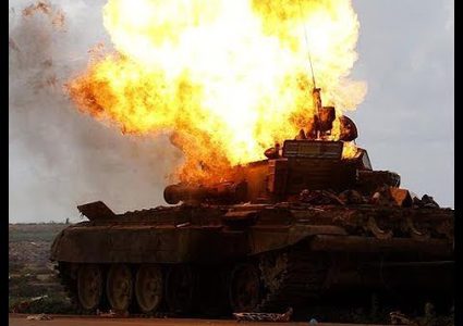 استهداف دبابة تركية في عفرين