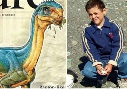 طفل يحفر اسمه في التاريخ باكتشاف بقايا ديناصور!