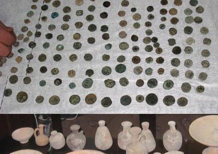 الشرطة تضبط قطع أثرية وتلقي القبض على المشتبه به