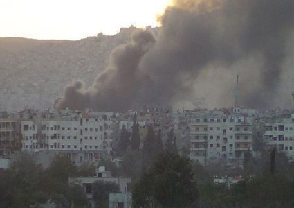 هجوم بالقذائف على حي توما في دمشق