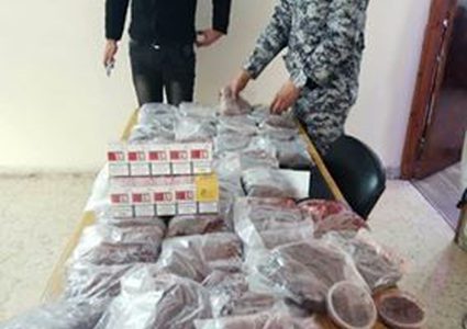 ضبط معملاً لتغليف وتعبئة المعسل غير القانوني في سلفيت