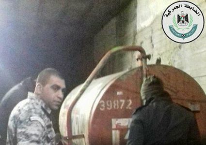 ضبط 4000 لتر سولار مجهولة المصدر وغير قانوني في ابو ديس