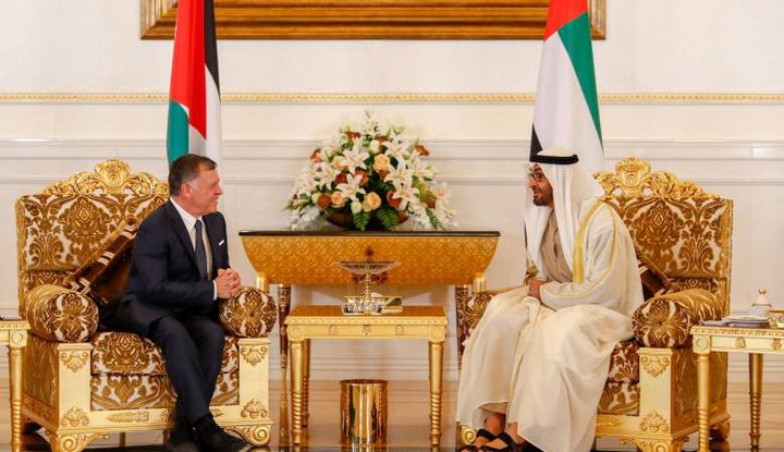 الملك عبد الله ومحمد بن زايد: القدس مفتاح السلام بالمنطقة