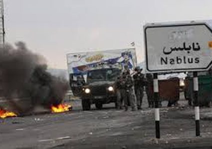 إصابات إثر المواجهات المندلعة في نابلس