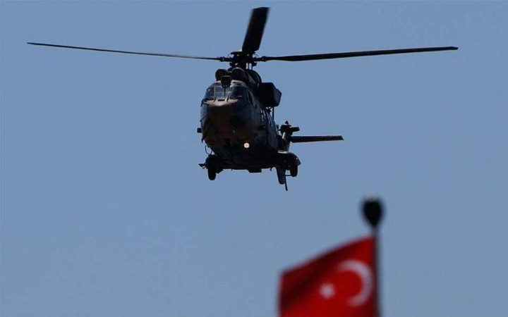 أردوغان يؤكد إسقاط مروحية عسكرية تركية خلال العمليات العسكرية في شمال سوريا
