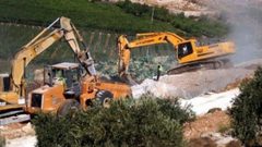 تجريف استيطاني جديد في بلدة بروقين لتوسعة مستوطنة "بروخين"