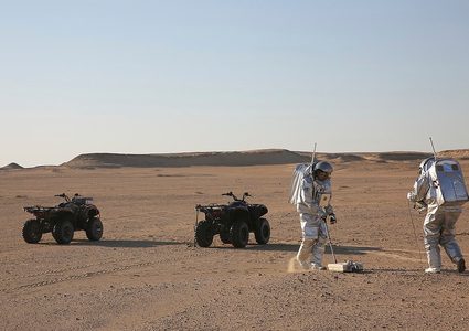 شهر من العزلة في صحراء عمان لمحاكاة بعثات المريخ