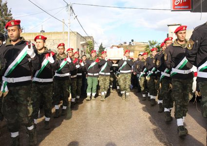 تشييع جثمان المناضل اللواء ذياب العلي "أبو الفتح"