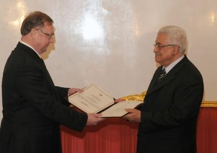 الرئيس يلتقي رئيس الجمعية الإمبراطورية الأرثوذكسية الفلسطينية