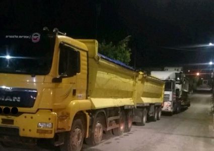 ضبط مخلفات ونفايات صلبة مضرة بالبيئة في سلفيت