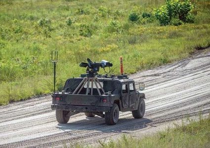 اختبار مدرعة ذاتية القيادة بمدفع ذكي