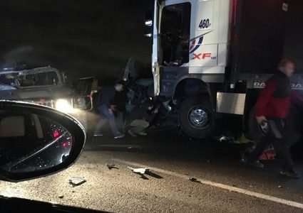 بالفيديو: مقتل عنصرين من الإحتلال واصابة 12 آخرين بينهم حالة حرجة في حادث طرق بباقة الغربية